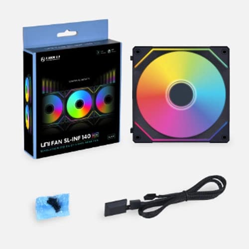 Lian Li UNI Fan SL-Infinity 140 RGB Cabinet Fan (Single Pack)